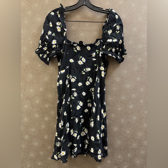 🔥🔥🔥Zara Black Floral Mini Dress - Picture 10 of 10